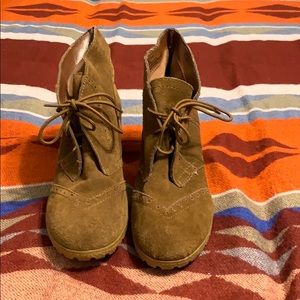 Heeled Booties, Size 9